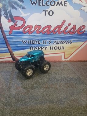 Hot Wheels Monster Jam  NEA,NEA Police Blue 1:64 Scale Loose